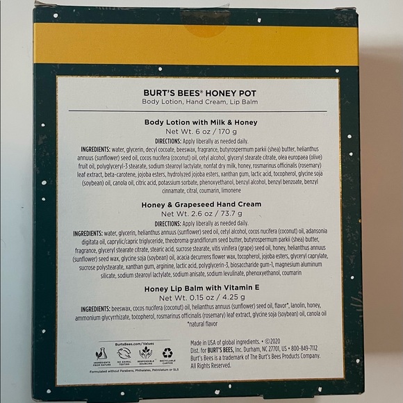 🆕 [Burt's Bees] Honey Pot Gift Set 🐝🍯 - Picture 2 of 2
